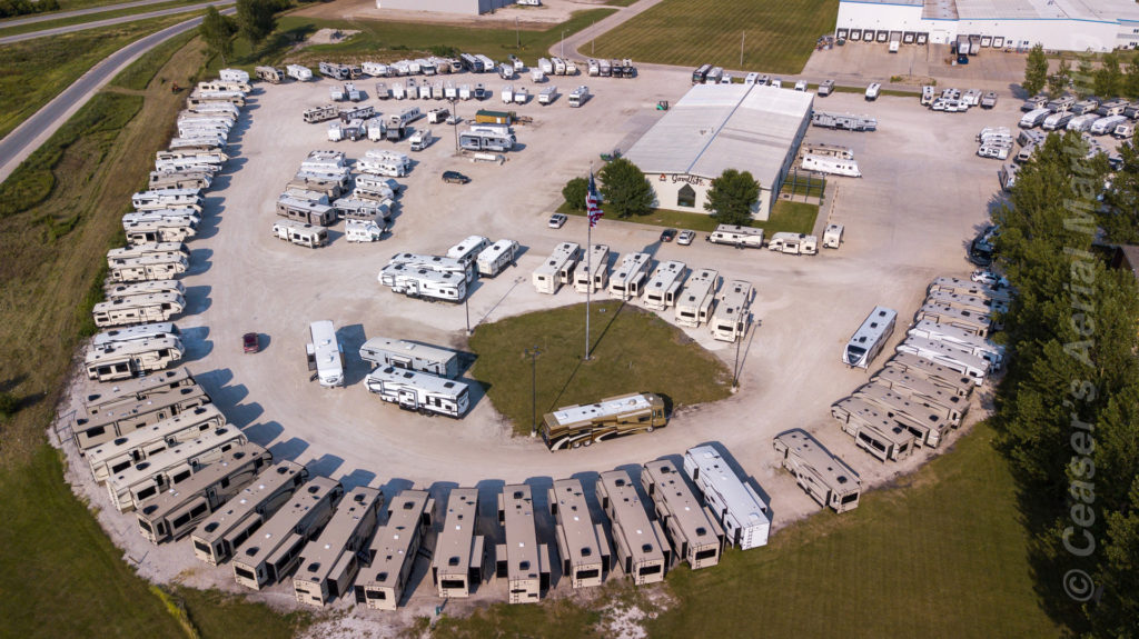 Good Life RV Webster City Iowa Aerial Photography by Ceaser's Aerial Marketing