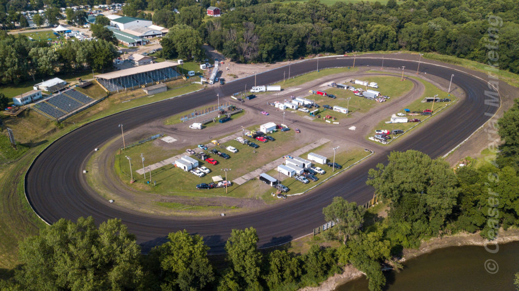 Hamilton County Speedway Iowa Aerial Photography by Ceaser's Aerial Marketing