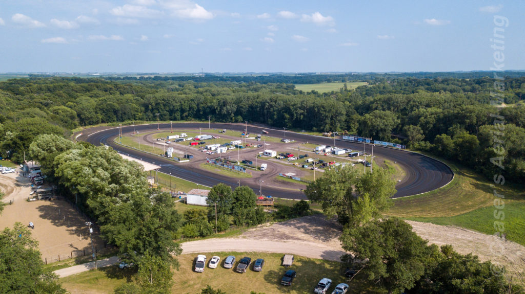 Hamilton County Speedway Iowa Aerial Photography by Ceaser's Aerial Marketing
